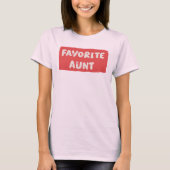 T-shirt Tante préférée (Devant)