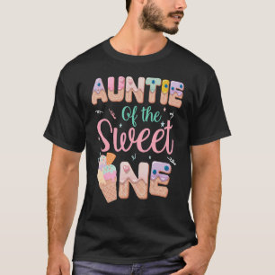 T-shirt Tante Sweet One Ice Cream 1er Anniversaire Famille