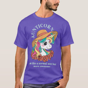 T-shirt Tante Tante Unicorne Tante Niece Nephew Soeur