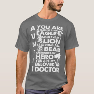 T-shirt Tante Tu Es Mon Bien-Aimé Docteur Docteur Cadeau D