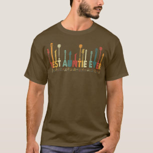 T-shirt Tante vintage meilleure jamais maman guitare fête