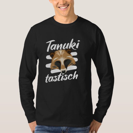T-shirt Tanukitastic Funny Word Jeu Tanuki (Devant)