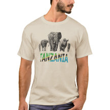 Tanzania Pride Big 5 Wildlife pour les fans de Tan