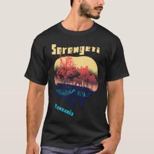 T-shirt Tanzanie Parc national de Serengeti Afrique Safari
