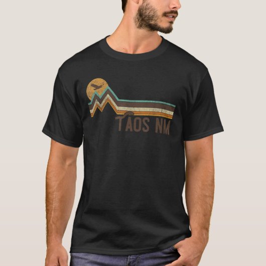 T-shirt Taos New Mexico les années 70 80s Retro Style Vint (Devant)