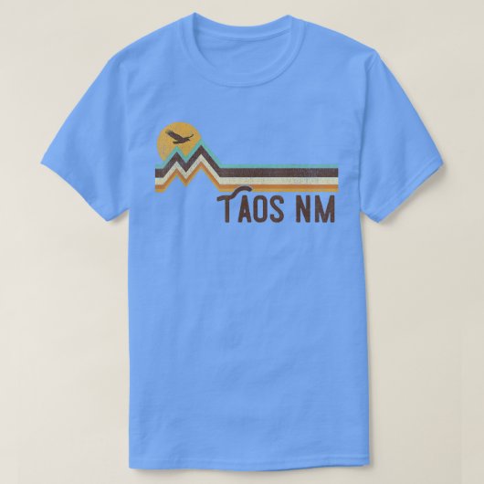 T-shirt Taos New Mexico les années 70 80s Retro Style Vint (Design devant)