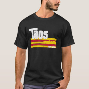 T-shirt Taos New Mexico NM Retro Vintage Ski Randonnée Mou