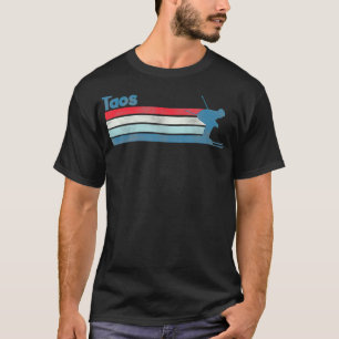 T-shirt Taos Nouveau-Mexique Retro Ski