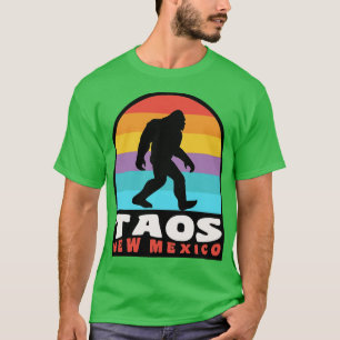 T-shirt Taos Nouveau Mexique Retro Sunset