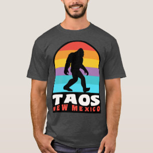 T-shirt Taos Nouveau Mexique Retro Sunset