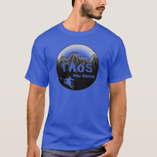 T-shirt Taos Nouveau-Mexique skieur artistique