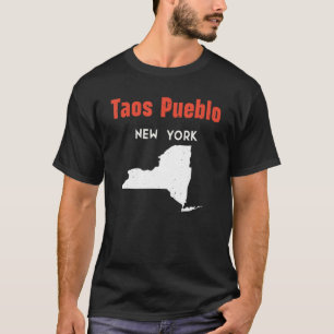 T-shirt Taos Pueblo New York États-Unis Amérique Voyage Ne