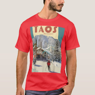 T-shirt Taos Ski Valley New Meico USA Travel Snow Ski A