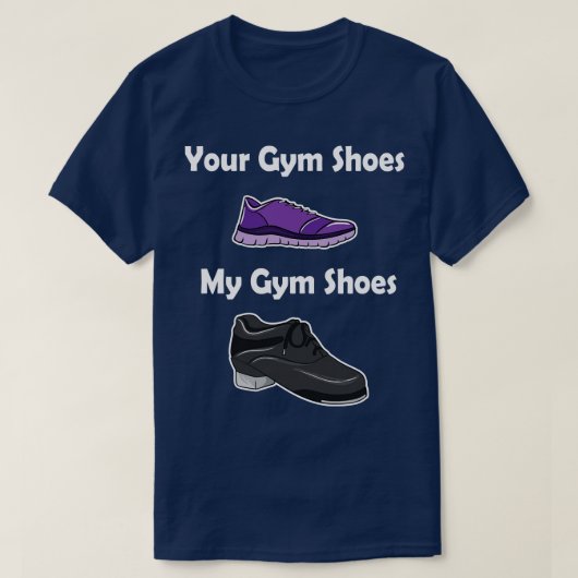 T-shirt Tap Chaussures de danse (Design devant)