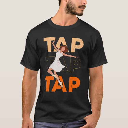 T-shirt Tap Dance Tap Dancing Jazz Dancer Tap Dancing Inst (Devant)