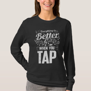 T-shirt Tap Dancer Notes musicales Step Dance Enseignant