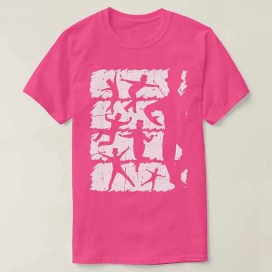 T-shirt Tap Dancer Silhouette Danser (Design devant)