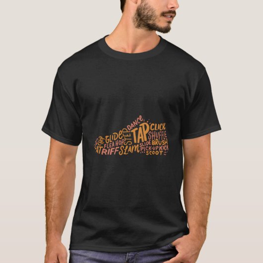T-shirt Tap Dancing Chaussure Termes - Tap Dance Fun Tap D (Devant)