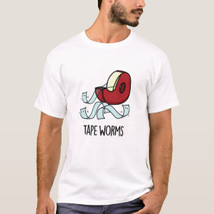 T-shirt Tape Vers Drôles de Blagues de Ruban Adhésif