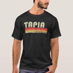 T-shirt TAPIA Nom de famille Funny Retro Vintage 80s 90s A
