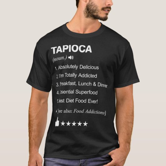 T-shirt Tapioca Définition Coeur caractéristique (Devant)