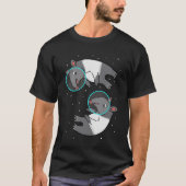 T-shirt Tapir Astronaut Cadeau Enfants Espace Lover Moon T (Devant)