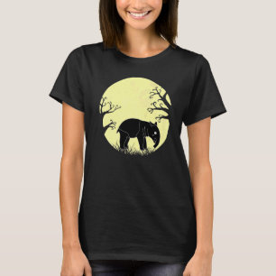 T-shirt Tapir Dans La Lune Faune Odd Toed Ungulate Anim