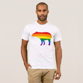 T-shirt Tapir d'arc-en-ciel (Devant entier)