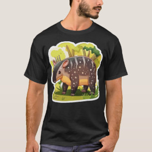 T-shirt Tapir de montagne mignonne illustration Animal ado