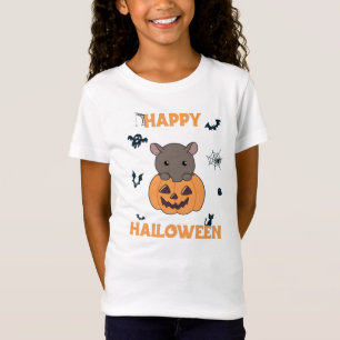 T-Shirt Tapir En Citrouille Cute Tapire Happy Halloween