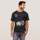 T-shirt Tapir espace (Devant entier)