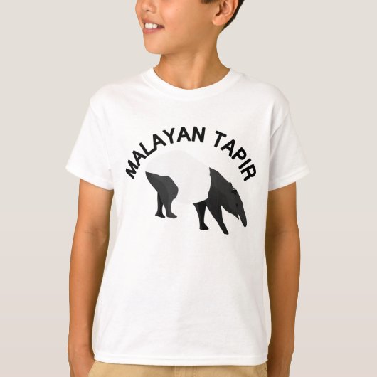 T-shirt Tapir malais (Devant)