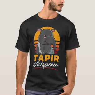 T-shirt Tapir Whisperer Faune Animal Zookeeper Tapir