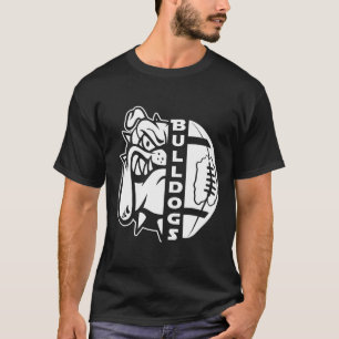 T-shirt Tapis Amusant Demi-Ballon de Football Visage Boule