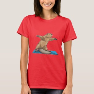 T-shirt Tapis Yoga Yoga Beaver