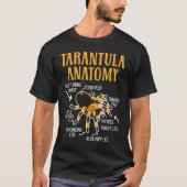 T-shirt Tarantula Anatomie Arachnide Spider Whisperer (Devant)