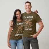 T-shirt Tarantula Anatomie Funny Spider (Unisexe)