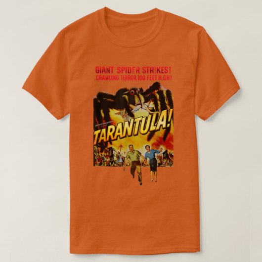 T-shirt Tarantula ! Retro Horror Spider Film Halloween (Design devant)