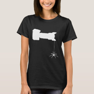 T-shirt Tarantula Spider Photographie Animal Cameraman