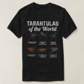 T-shirt Tarantulas Du Monde (Design devant)