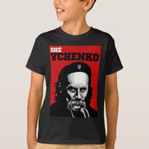 T-shirt Taras Shevchenko Elle Vchenko Ukraine Chemise Ukra