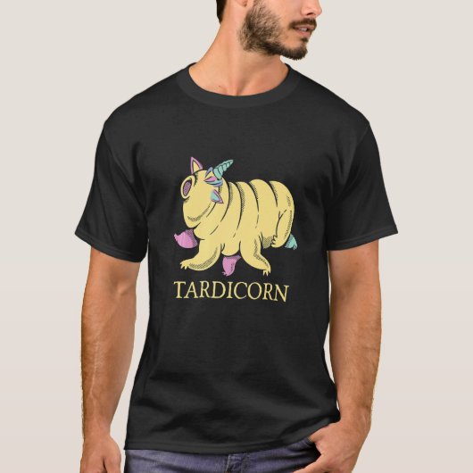 T-shirt Tardicorn Unicorn Moss Piglet Science Biologie Tar (Devant)