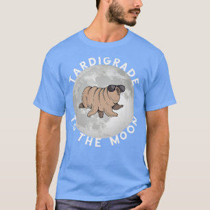 T-shirt Tardigrade À La Lune Microbiologie Science Eau