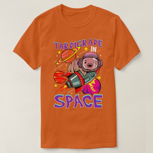 T-shirt Tardigrade dans l'espace Ours d'eau spatiale Espac (Design devant)