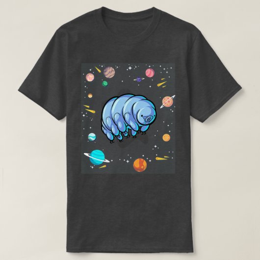 T-shirt Tardigrade In Space Microbiologiste Science Premiu (Design devant)
