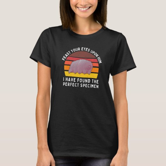 T-shirt Tardigrade The Perfect Specimen Microbiology  Sea  (Devant)