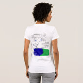 T-shirt Tardigrades sur le dos, Haekel dans l'avant (Dos entier)
