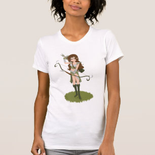 T-shirt Taren la fille d'Elf de guerrier d'Archer