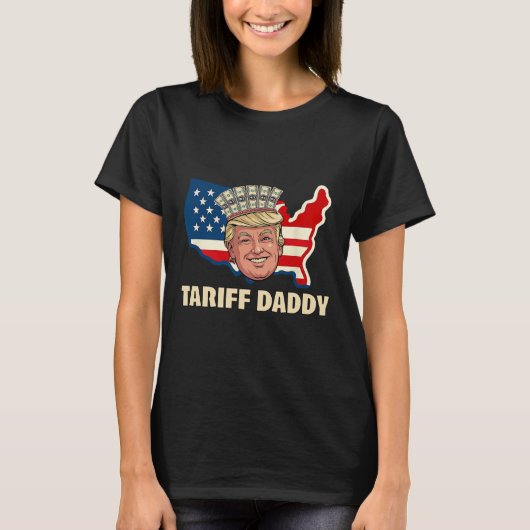 T-shirt Tarif Daddy Funny Trump (Devant)