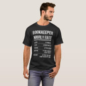 T-shirt tarif horaire du comptable (Devant entier)